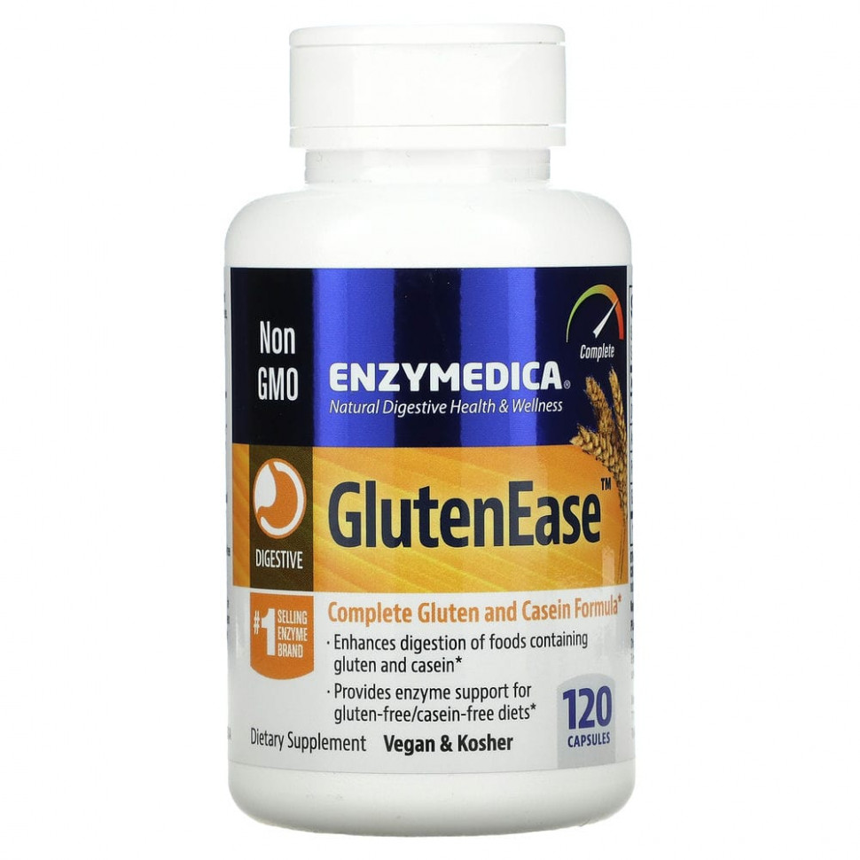 Enzymedica, GlutenEase, 120   7700