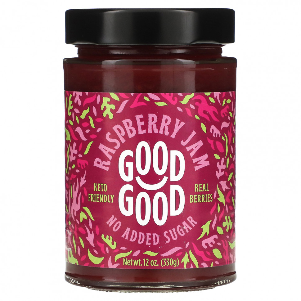 GOOD GOOD, Raspberry Jam, 12 oz (330 g)  1910