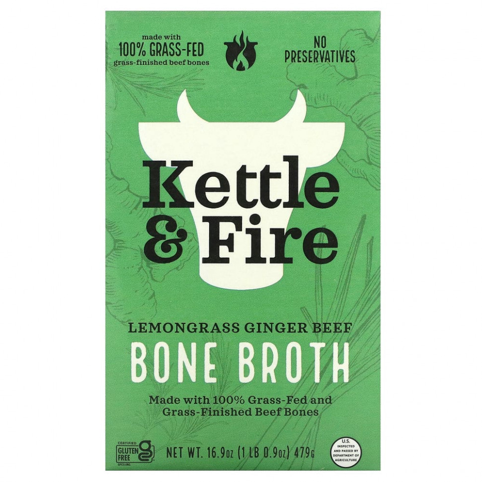 Kettle & Fire, Bone Broth,     , 479  (16,9 )  2220