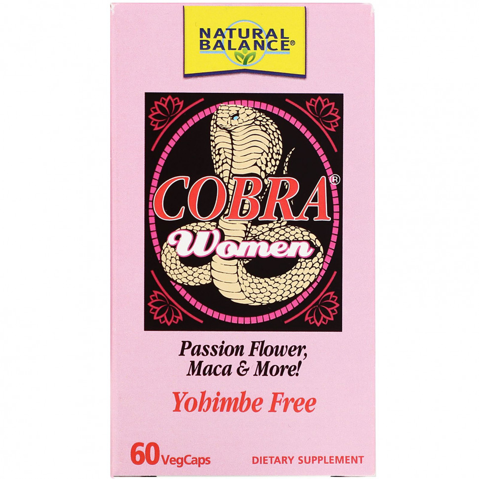  IHerb () Natural Balance, Cobra Women, 60    , ,    3100 