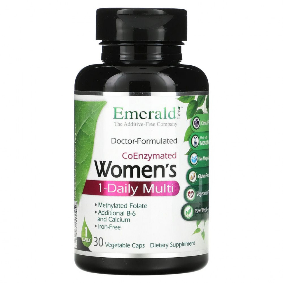 Emerald Laboratories, CoEnzymated Women's 1-Daily Multi, 30    2500