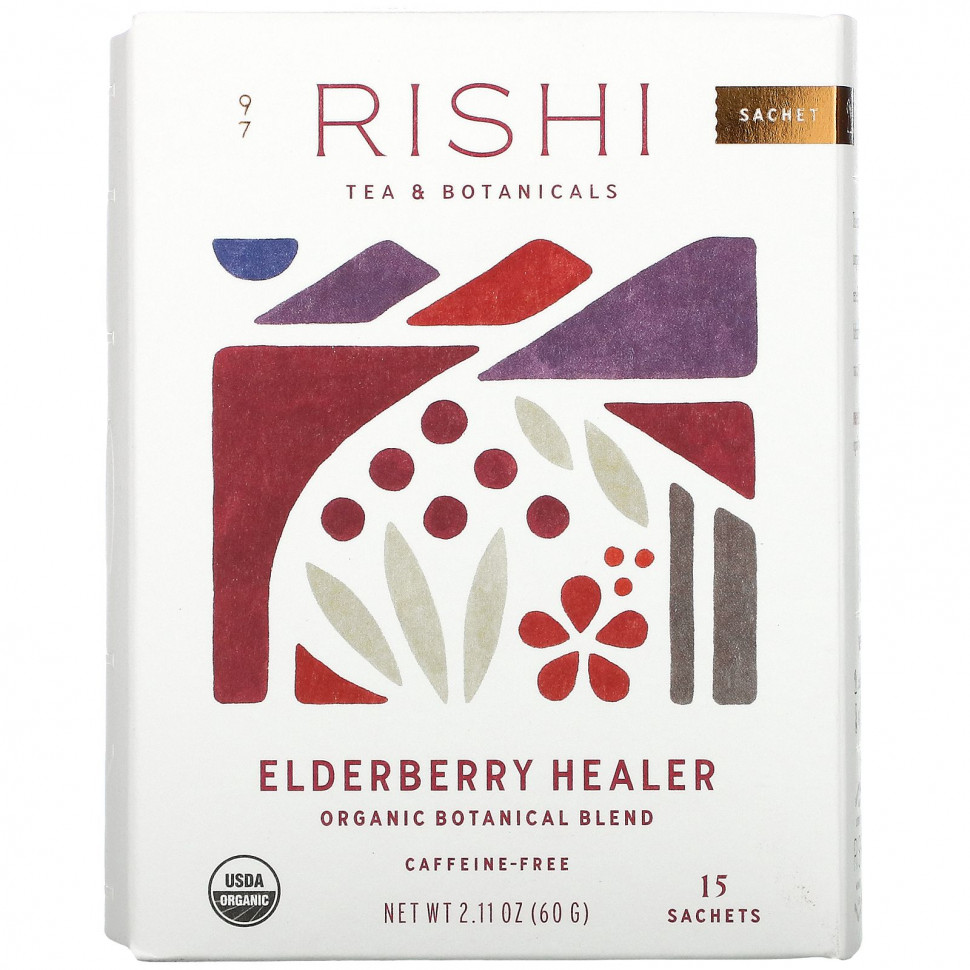 Rishi Tea, Elderberry Healer,  , 15 , 60  (2,11 )  2060