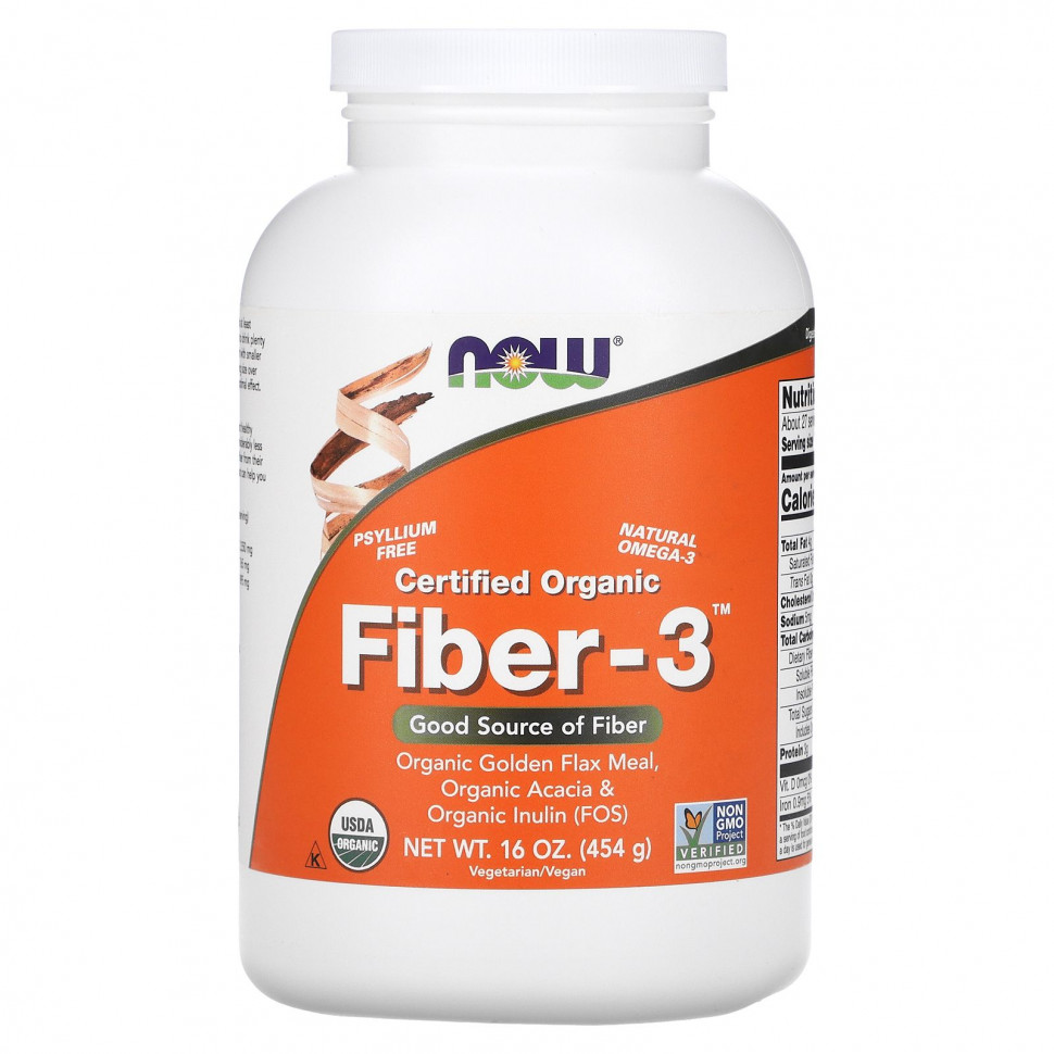 NOW Foods,   , Fiber-3, , 454  (16 )  2910