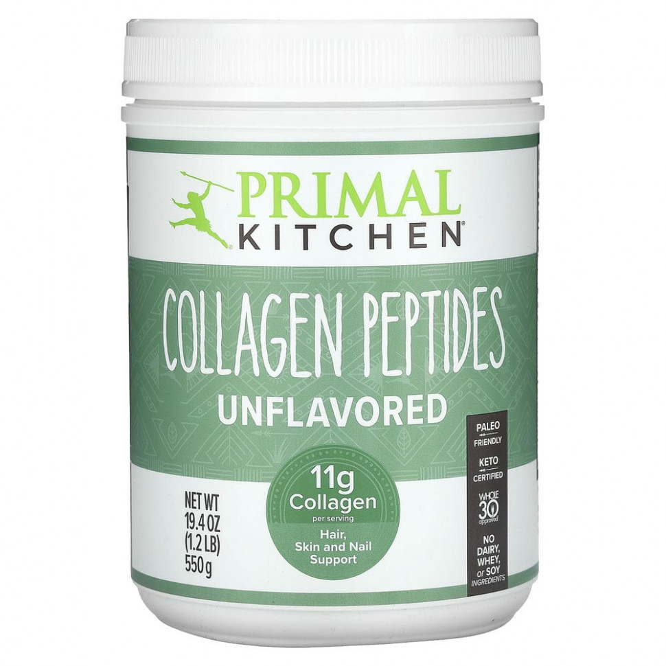 Primal Kitchen, Collagen Peptides, Unflavored , 1.2 lb (550 g)  6030
