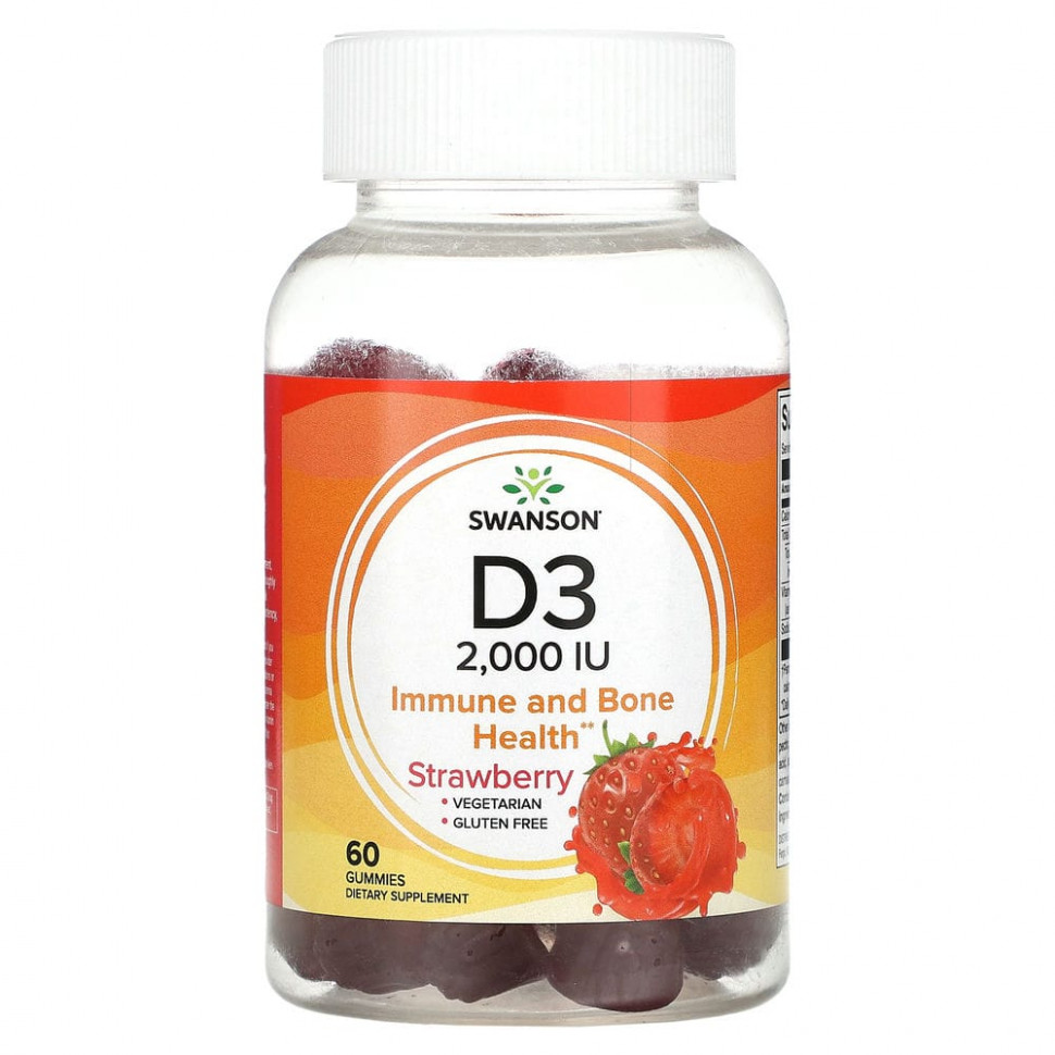  IHerb () Swanson, D3, , 2000 , 60  , ,    2110 