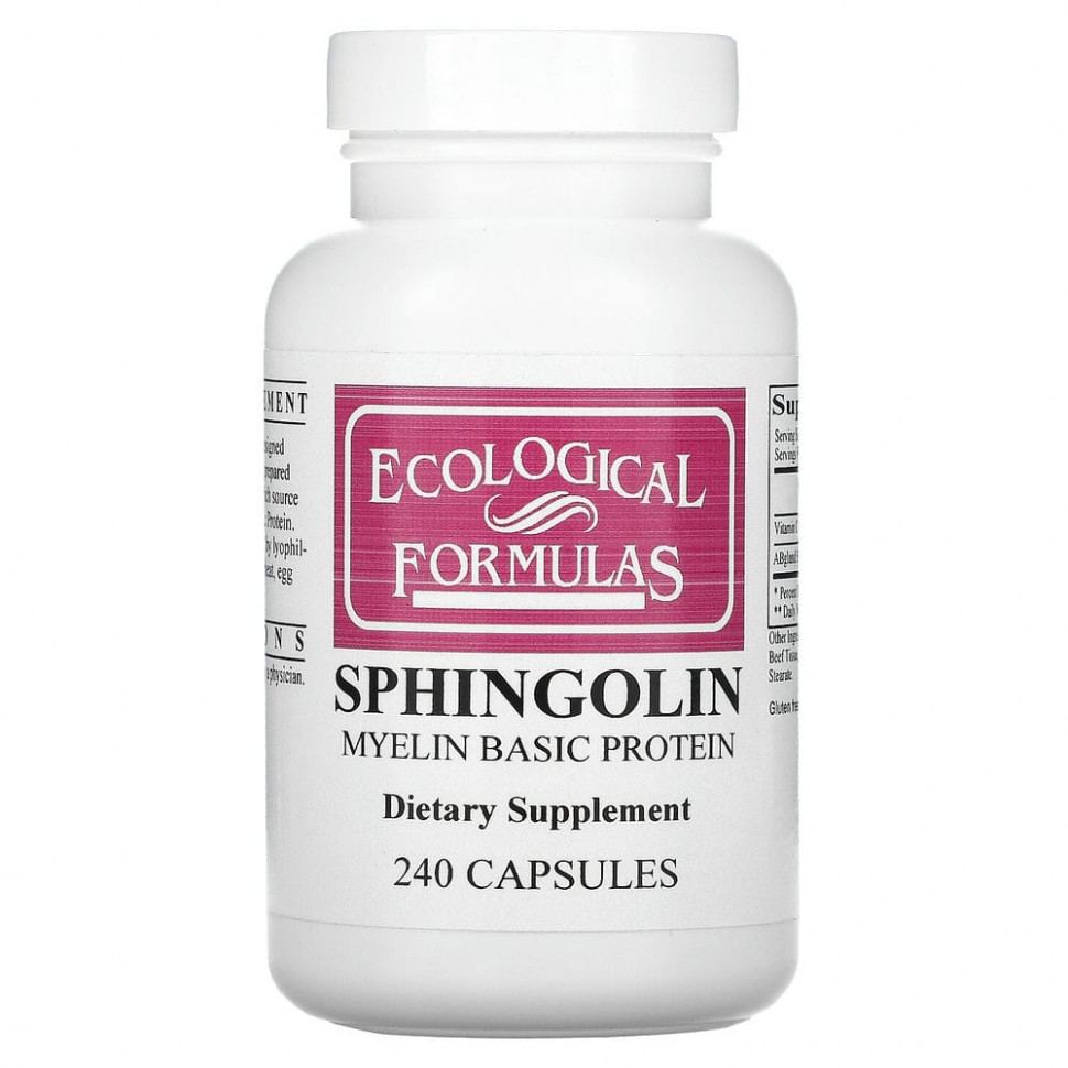 Ecological Formulas, Sphingolin,   , 240   6170