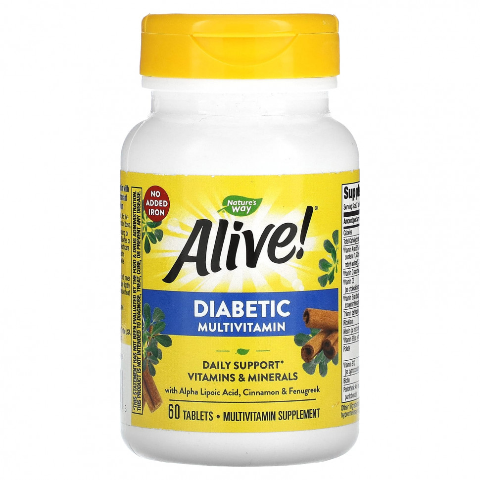  IHerb () Nature's Way, Alive!    , 60 , ,    3540 