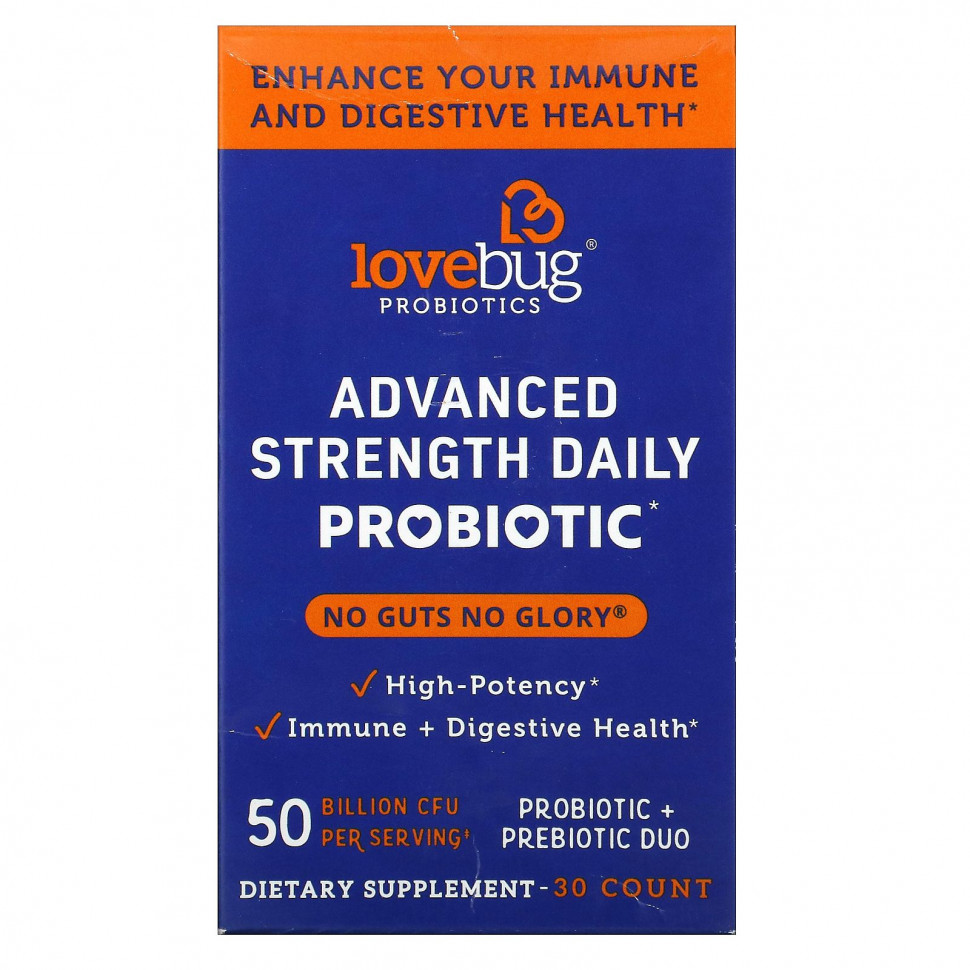 LoveBug Probiotics, Advanced Strength,    , 50  , 30   4800