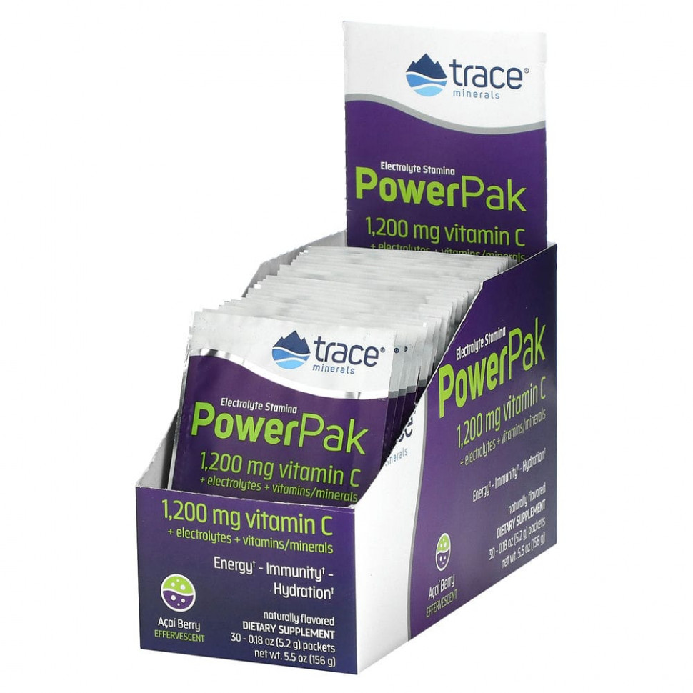 Trace Minerals ,    , PowerPak,    , 30   5,2  (0,18 )  3510