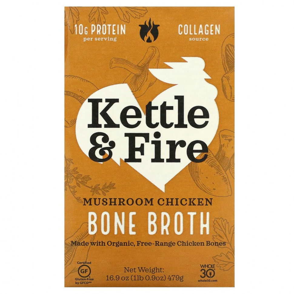 Kettle & Fire, Bone Broth,   , 479  (16,9 )  2220