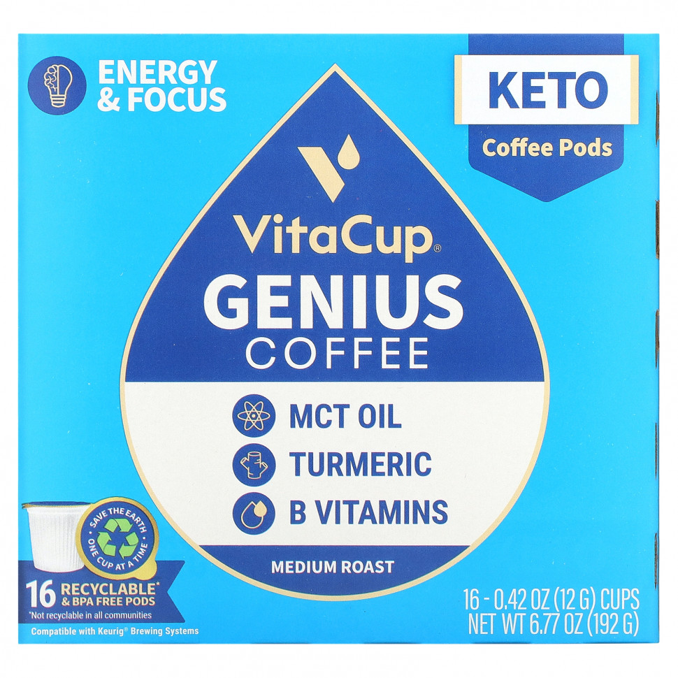 VitaCup, Genius Coffee,  , 16   12  (0,42 )  4910