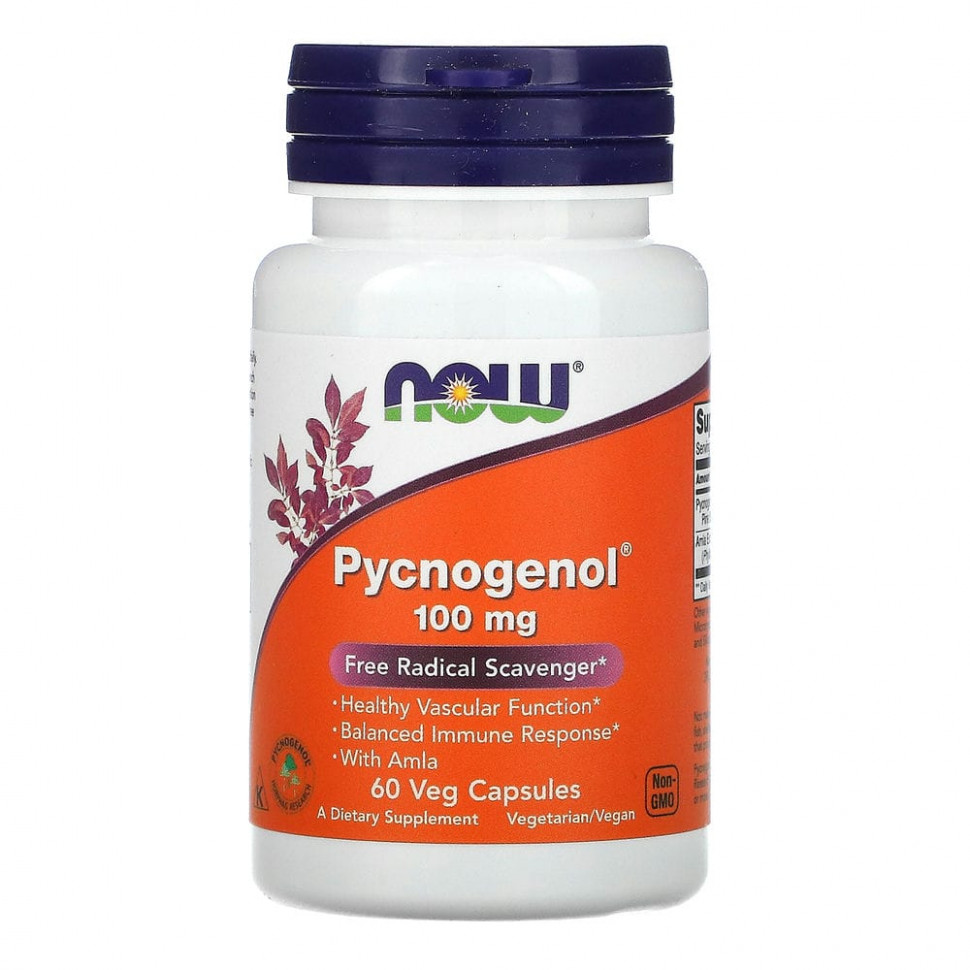 NOW Foods, Pycnogenol, 100 , 60    9010