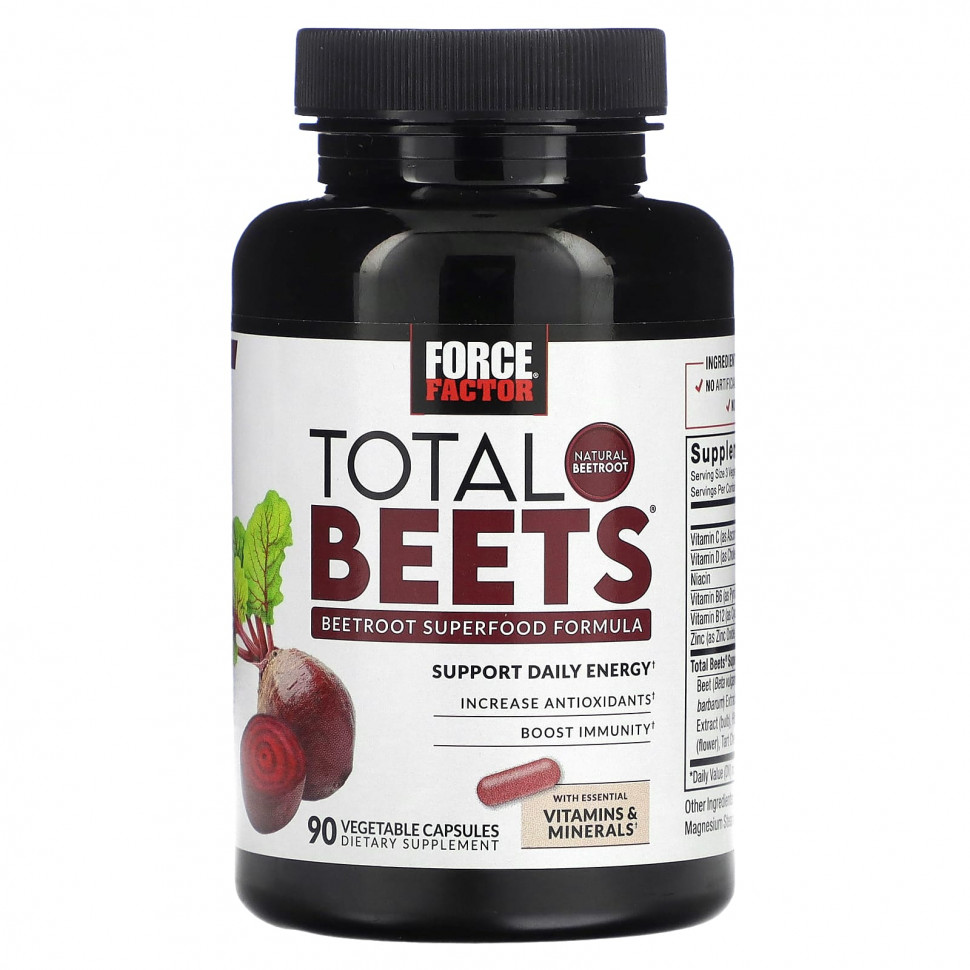  IHerb () Force Factor, Total Beets,    , 90  , ,    3000 