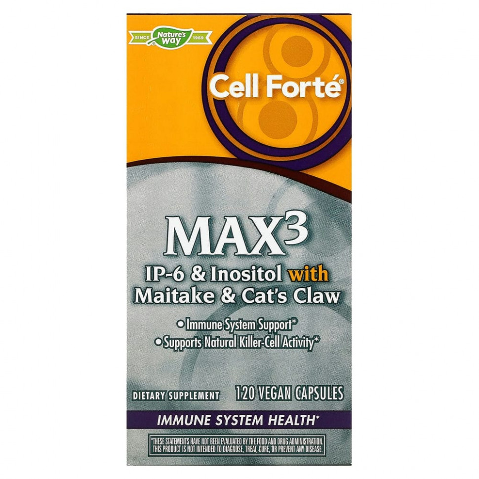 Nature's Way, Cell Fort? MAX3, 120    6100