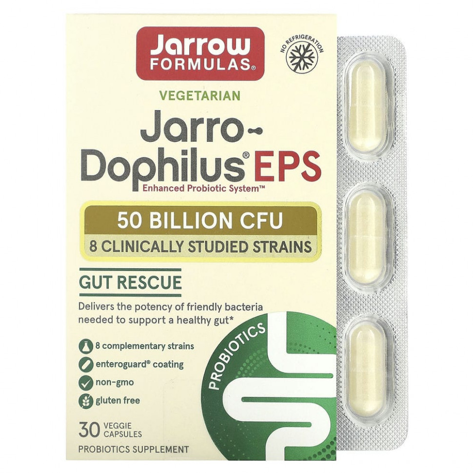 Jarrow Formulas, Jarro-Dophilus EPS, 50 , 30   Enteroguard  7540