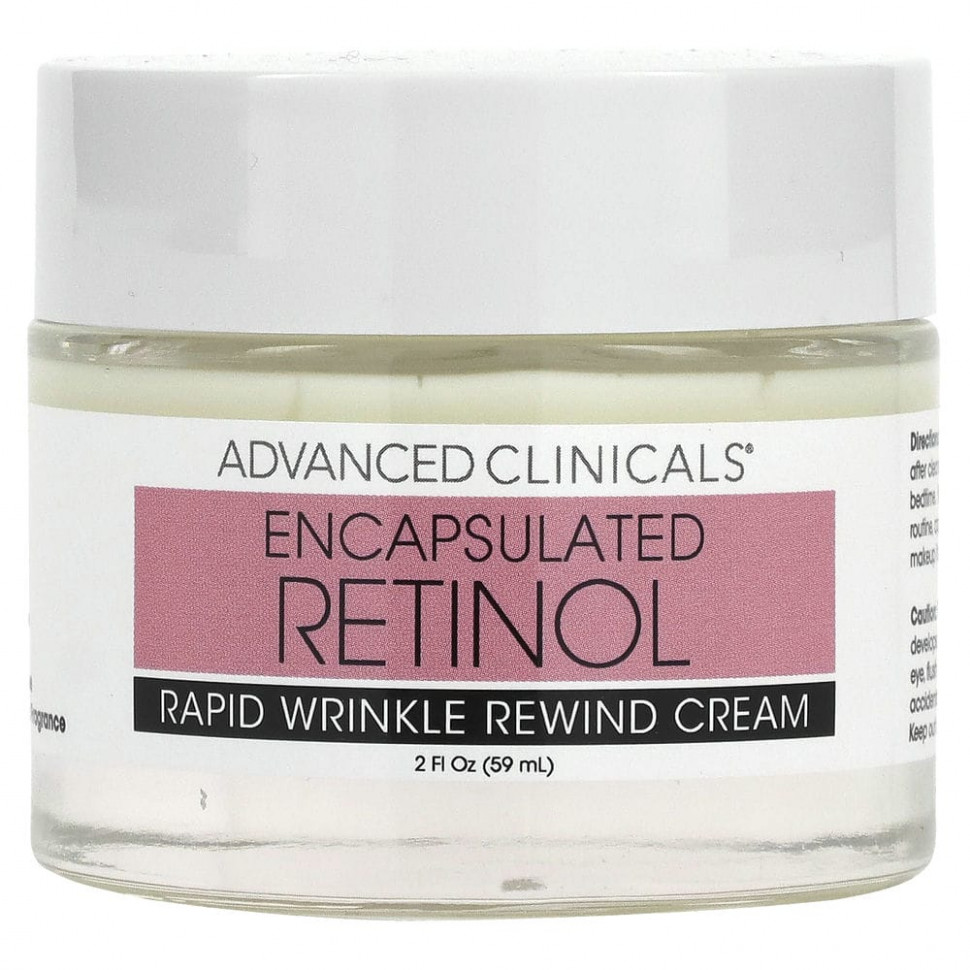  IHerb () Advanced Clinicals, Encapsulated Retinol, Rapid Wrinkle Rewind Cream, Fragrance Free, 2 fl oz (59 ml), ,    1950 