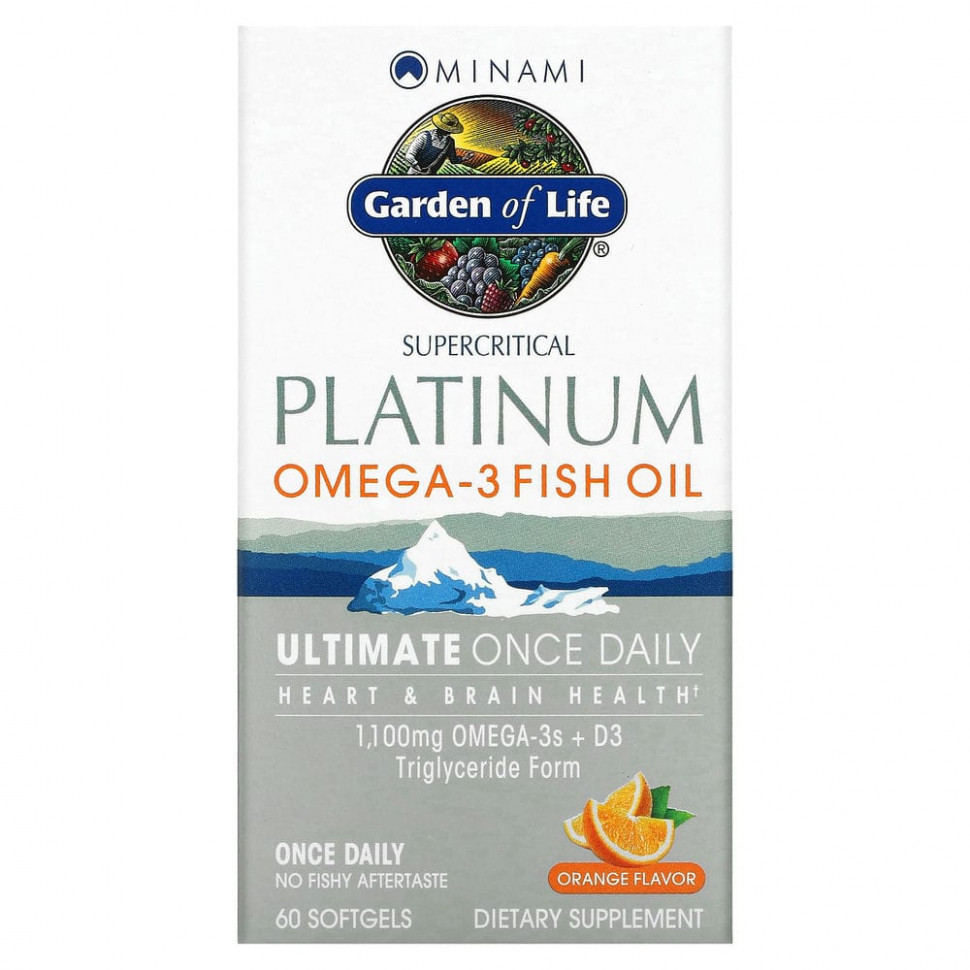 Minami Nutrition, Platinum,   -3   , 60     8960