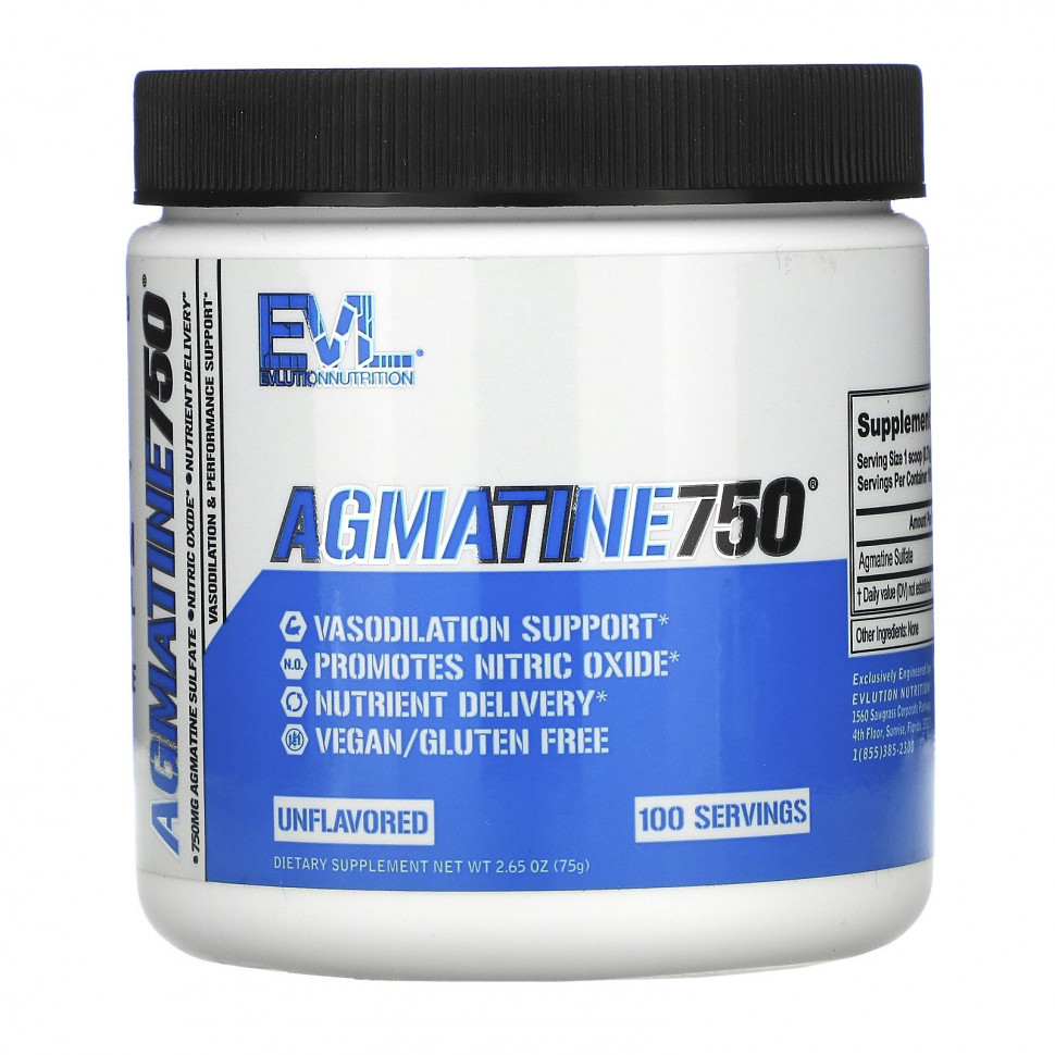 EVLution Nutrition, Agmatine750,  , 75  (2,65 )  2220