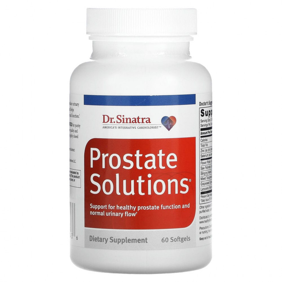  IHerb () Dr. Sinatra, Prostate Solutions, 60  , ,    4430 