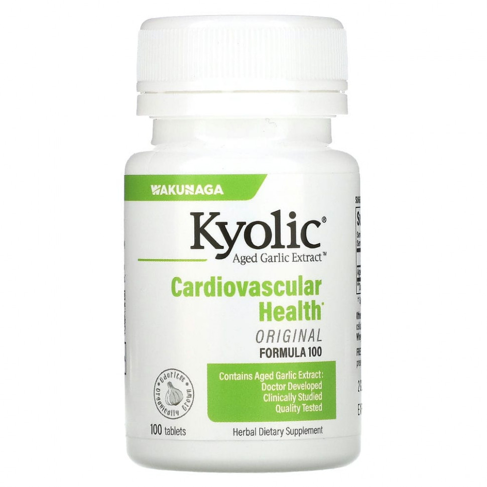 Kyolic, Aged Garlic Extract, Formula 100, 100 Tablets  2210