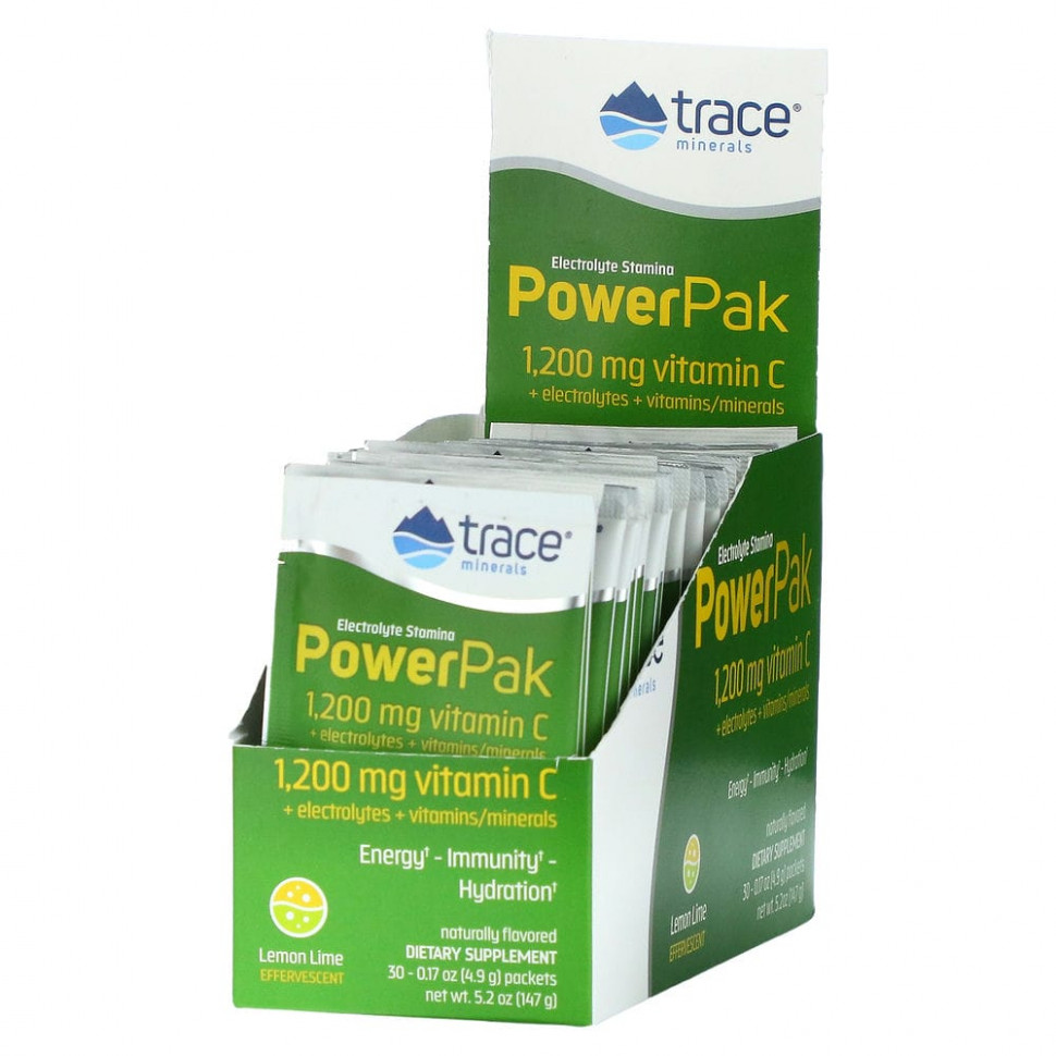 Trace Minerals , Electrolyte Stamina PowerPak,  , 30   0,17  (4,9 )   3500