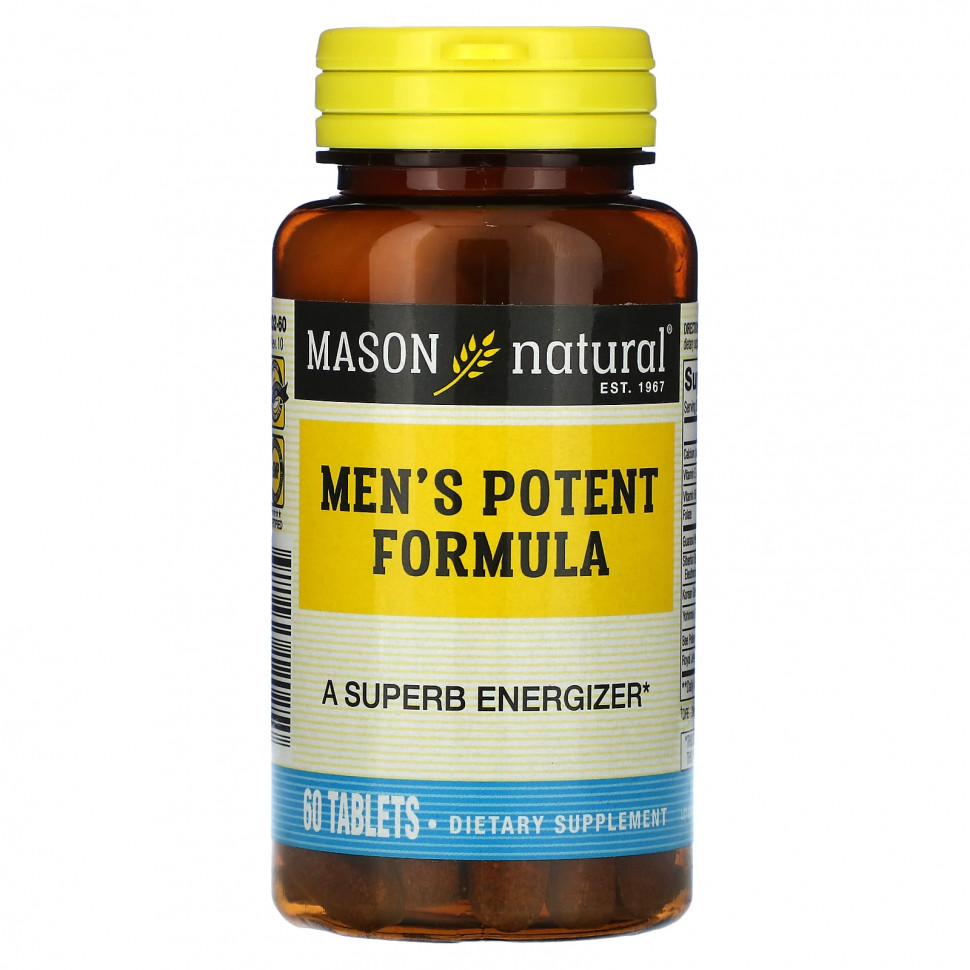 Mason Natural, Men's Potent Formula, 60   2560