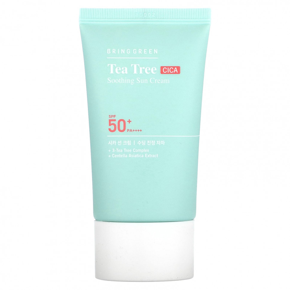 Bring Green,    Tea Tree CICA, SPF 50+ PA ++++, 50  (1,69 . )  4440