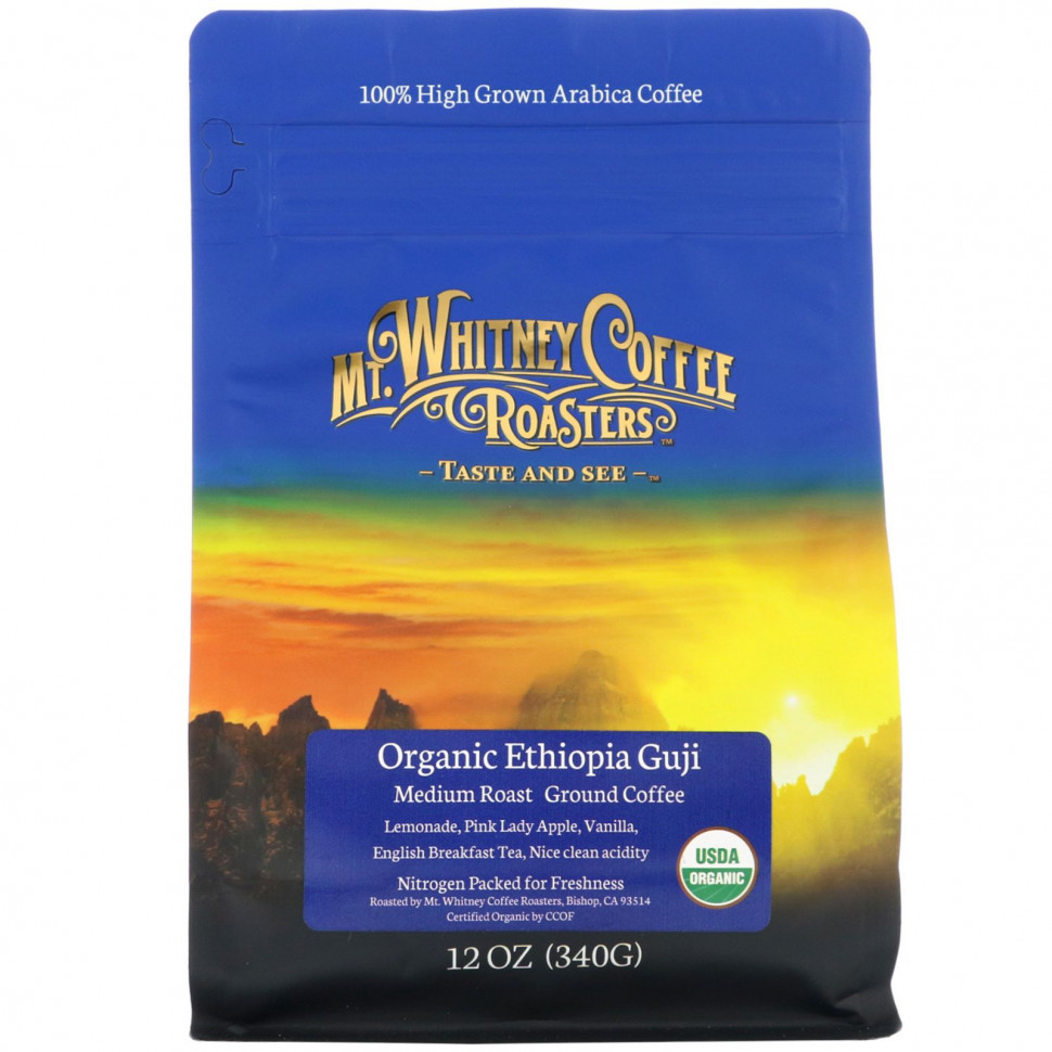 Mt. Whitney Coffee Roasters, Organic Ethiopia Guji,  ,  , 340  (12 )  3010