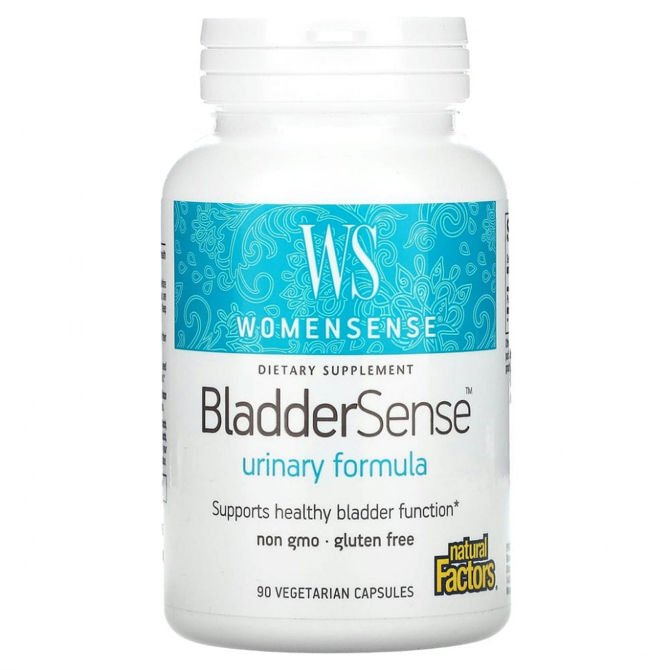 Natural Factors, Womensense, BladderSense, 90    2840