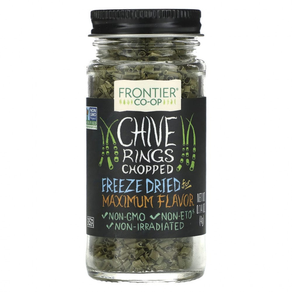 Frontier Co-op, Chives Rings Chopped, 0.14 oz (4 g)  960