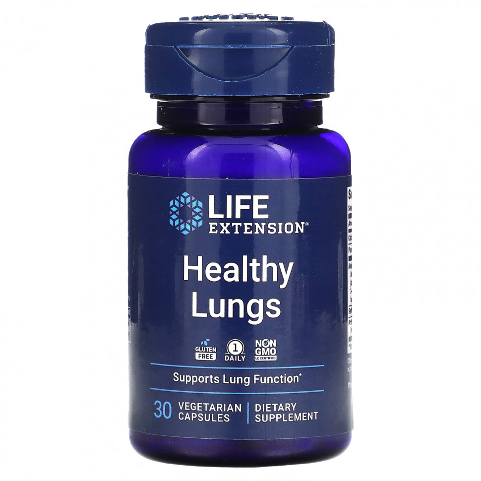 Life Extension, Healthy Lungs, 30    5000