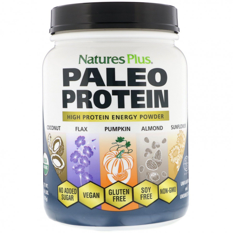 NaturesPlus, Paleo Protein Powder,  ,    , 675  (1,49 )  6130