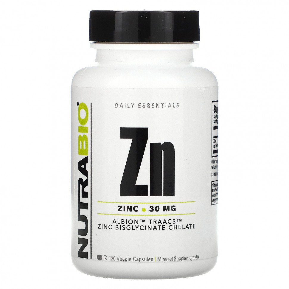 NutraBio Labs, Zn, , 30 , 120    2440