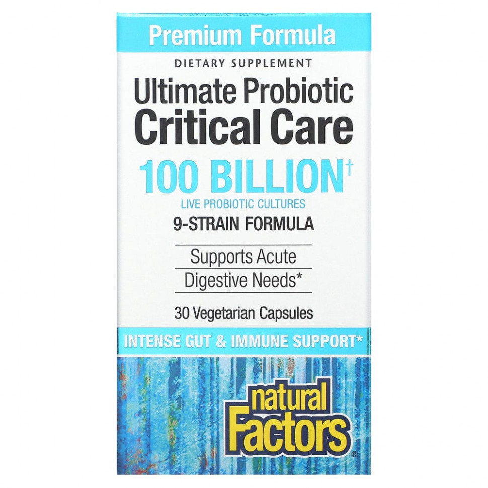 Natural Factors, Ultimate Probiotic Critical Care,     , 100  , 30    7100