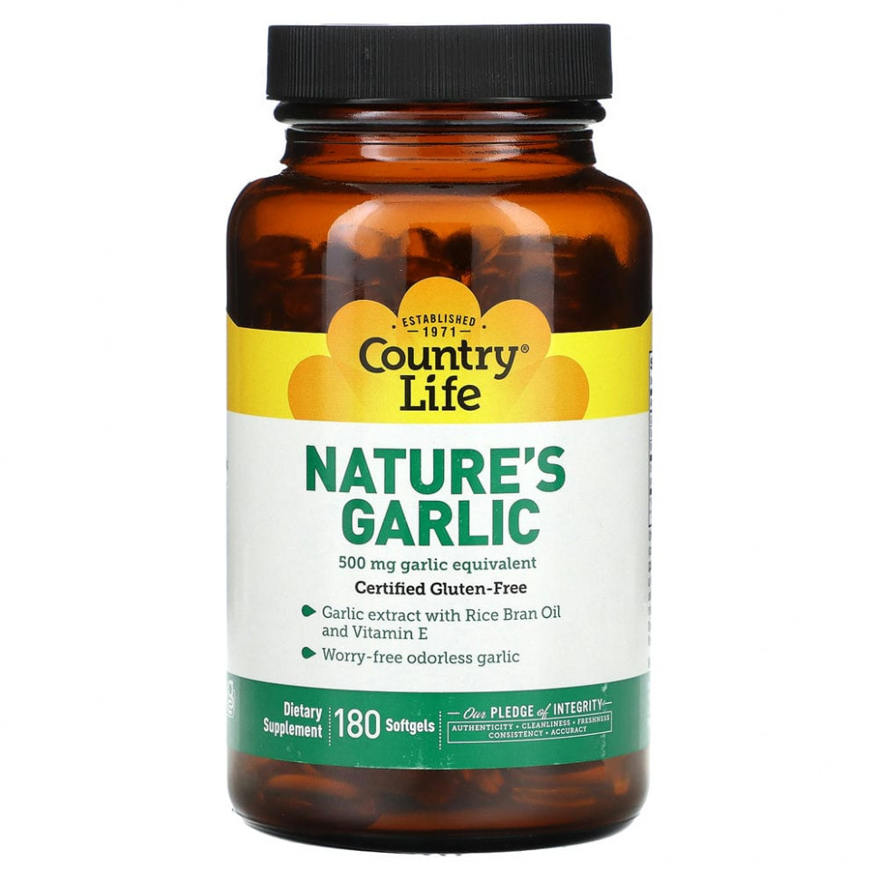 Country Life, Nature's Garlic, 500 , 180    3830