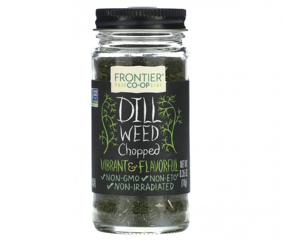 Frontier Co-op, Dill Weed, Chopped, 0.35 oz (10 g)  980