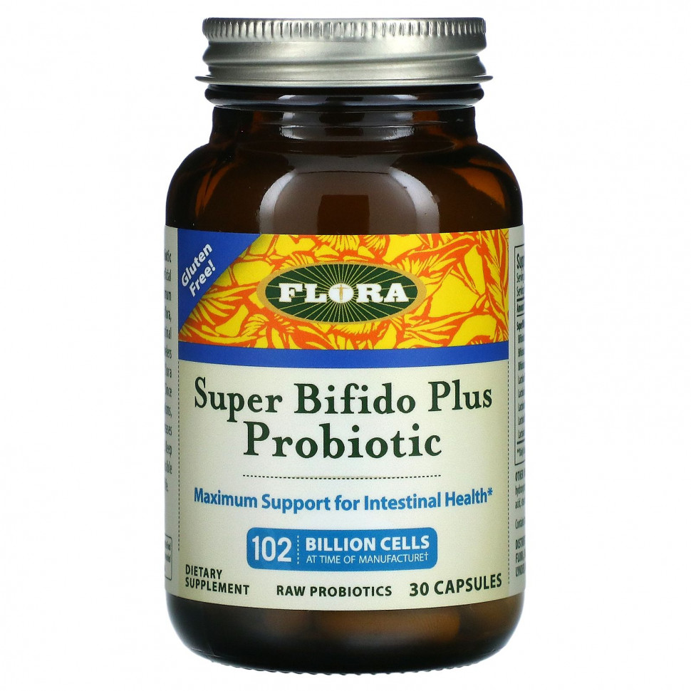 Flora, Super Bifido Plus,   , 120  , 30   9390