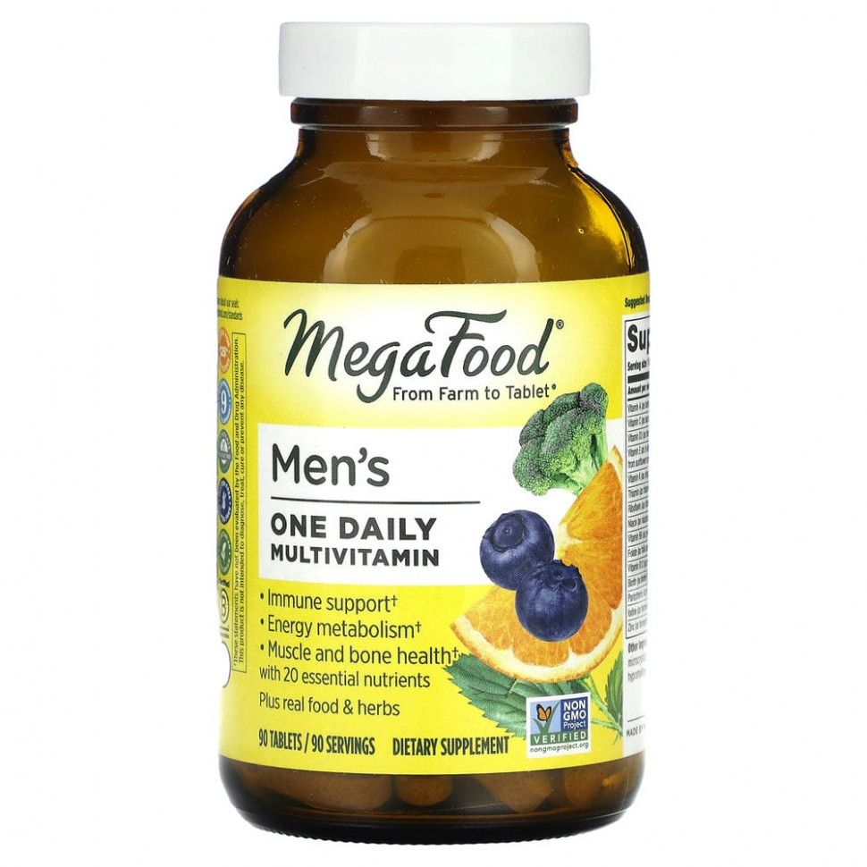 MegaFood, Men's One Daily,    , 90   8480