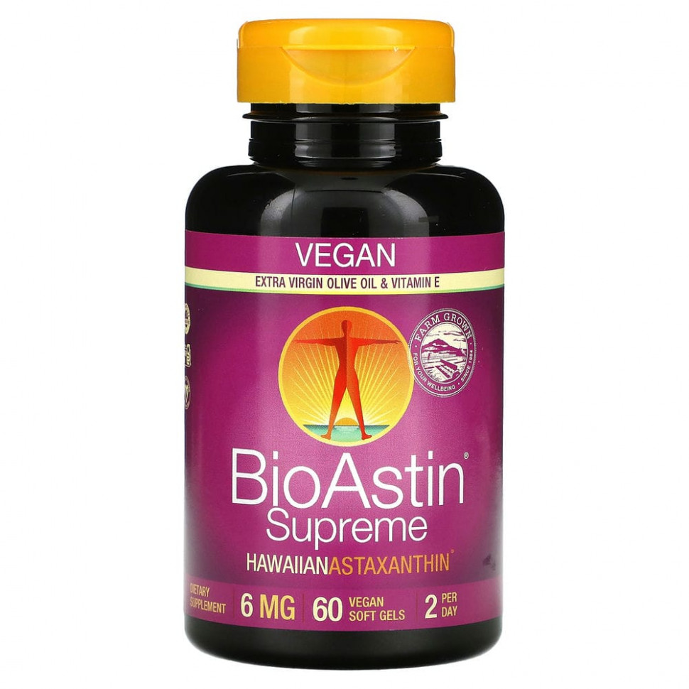 Nutrex Hawaii, BioAstin Supreme, 6 , 60    4280