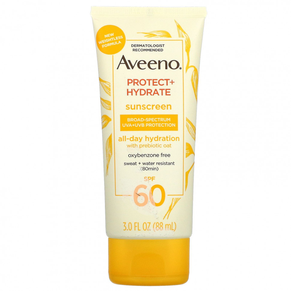 Aveeno, Protect + Hydrate,  , SPF 60, 3   (88 )  2490