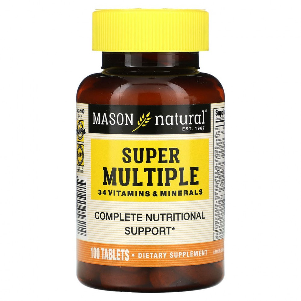 Mason Natural, Super Multiple 34   , 100   3270