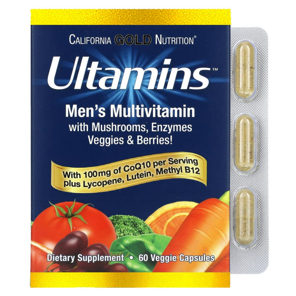 California Gold Nutrition, Ultamins,    ,   Q10, , ,   , 60    3720