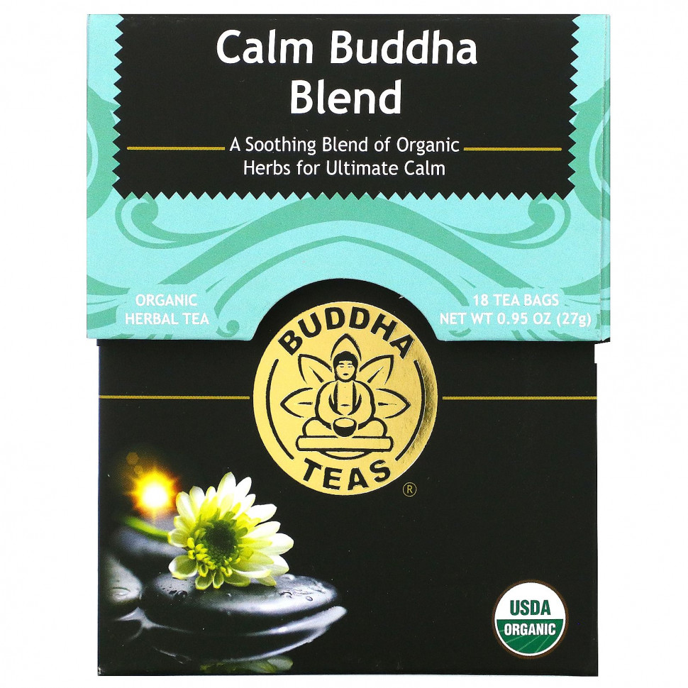 Buddha Teas, Calm Buddha Blend, 18  , 27  (0,95 )  1530