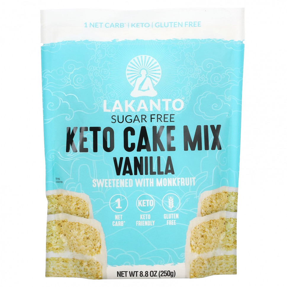Lakanto, Keto Cake Mix, Vanilla, 8.8 oz (250 g)  1950