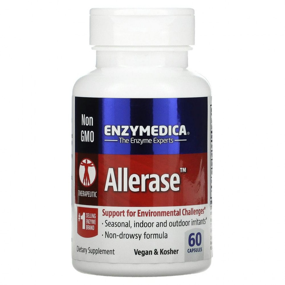 Enzymedica, Allerase, 60   4160