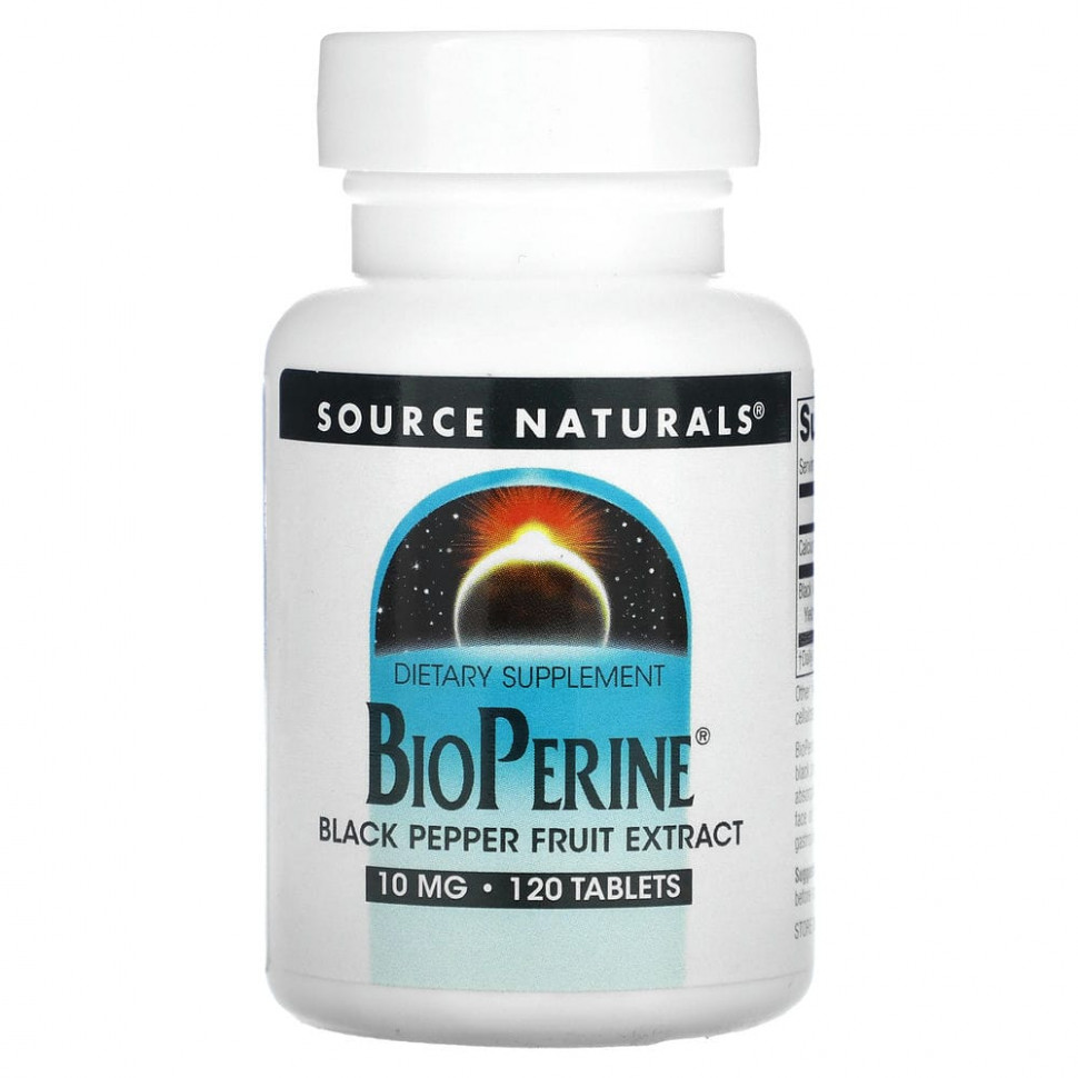 Source Naturals, BioPerine, 10 , 120   2190