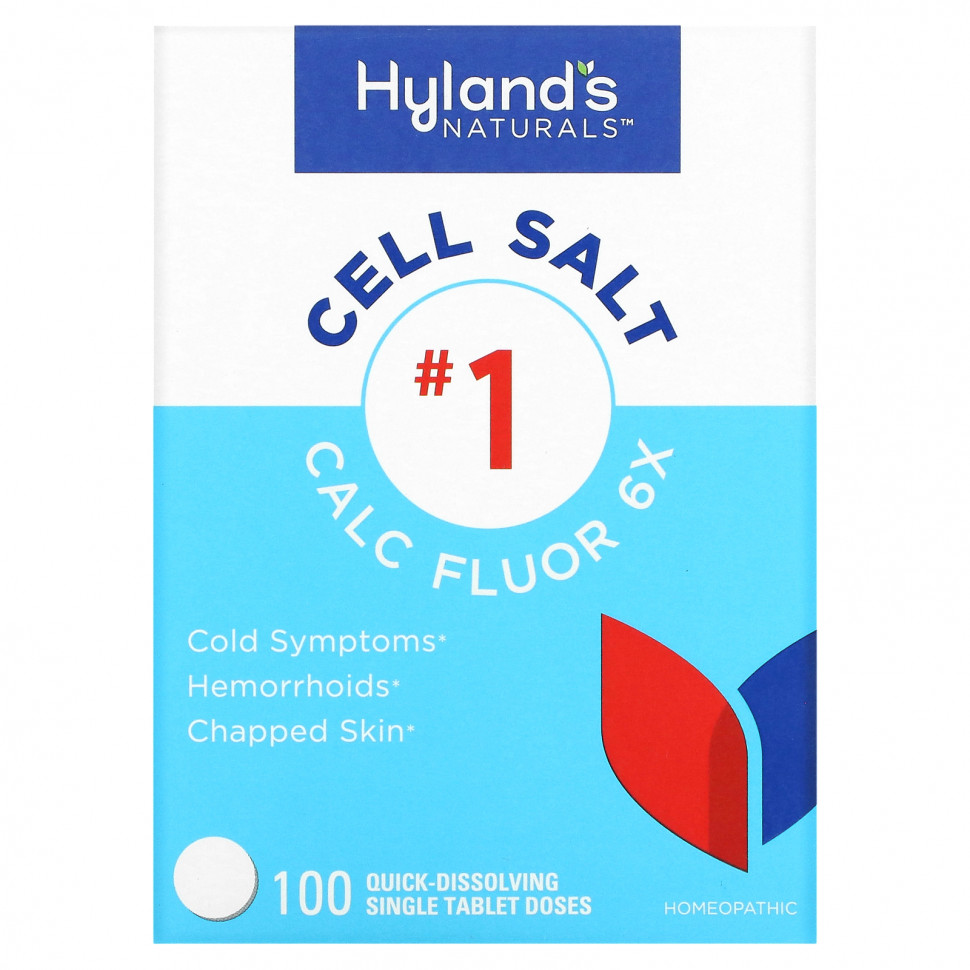 Hyland's, Cell Salt # 1, Calc Fluor 6X, 100    2910