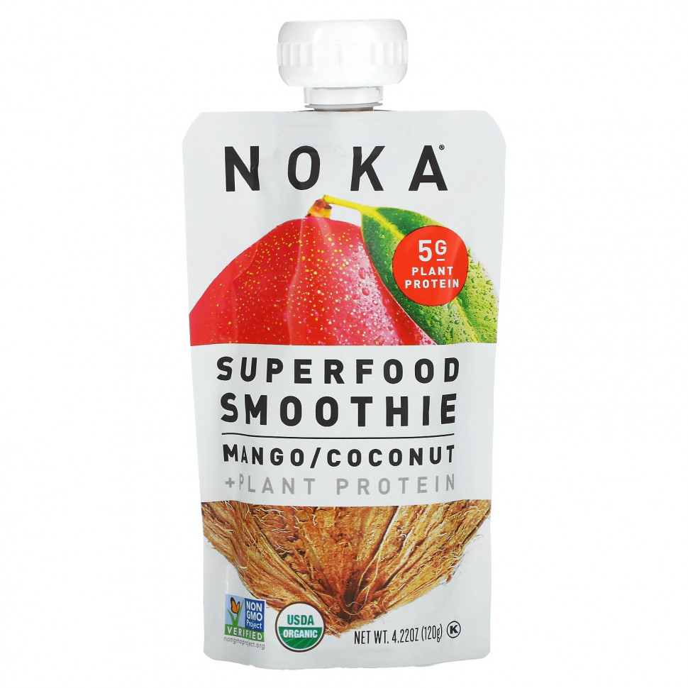  IHerb () Noka, Superfood Smoothie +  , , , 120  (4,22 ), ,    710 