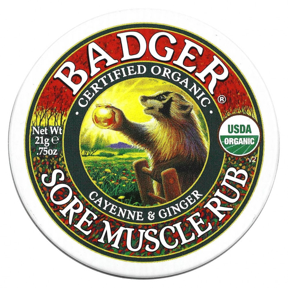 Badger Company, Sore Muscle Rub,          , 21  (0,75 )  1160