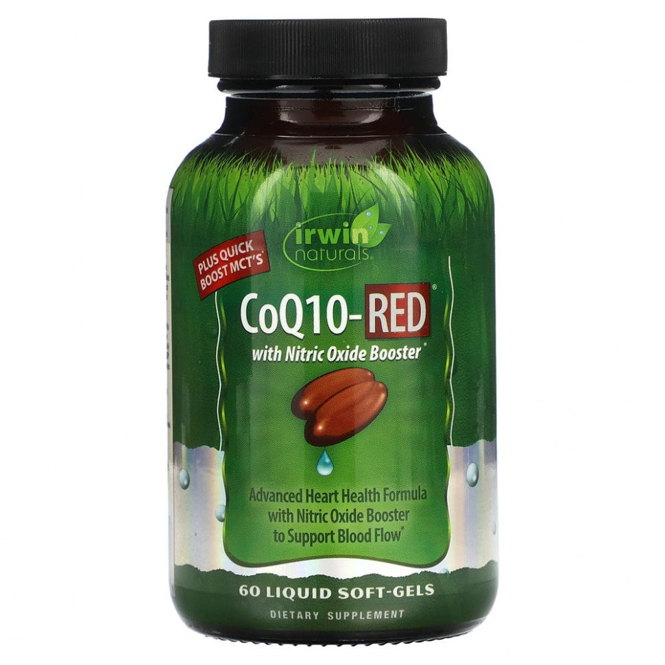 Irwin Naturals, CoQ10-Red, 60    5460